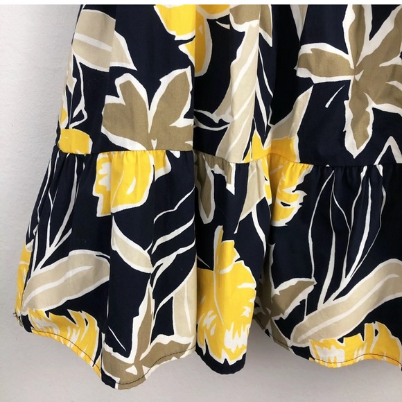 Zara Printed Tropical Poplin Skirt - Picture 9 of 10